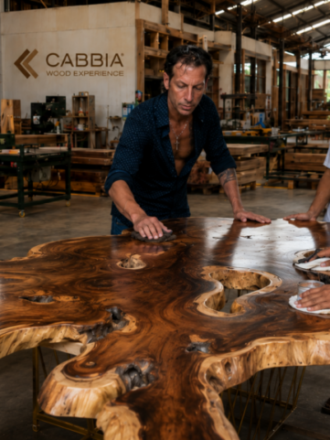 Cabbia utilizza esclusivamente piante cadute per cause naturali, nel pieno rispetto dell’ecosistema e con impatto ambientale pari a zero.