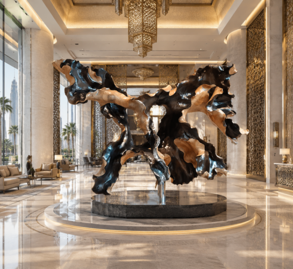 radice scultura brown